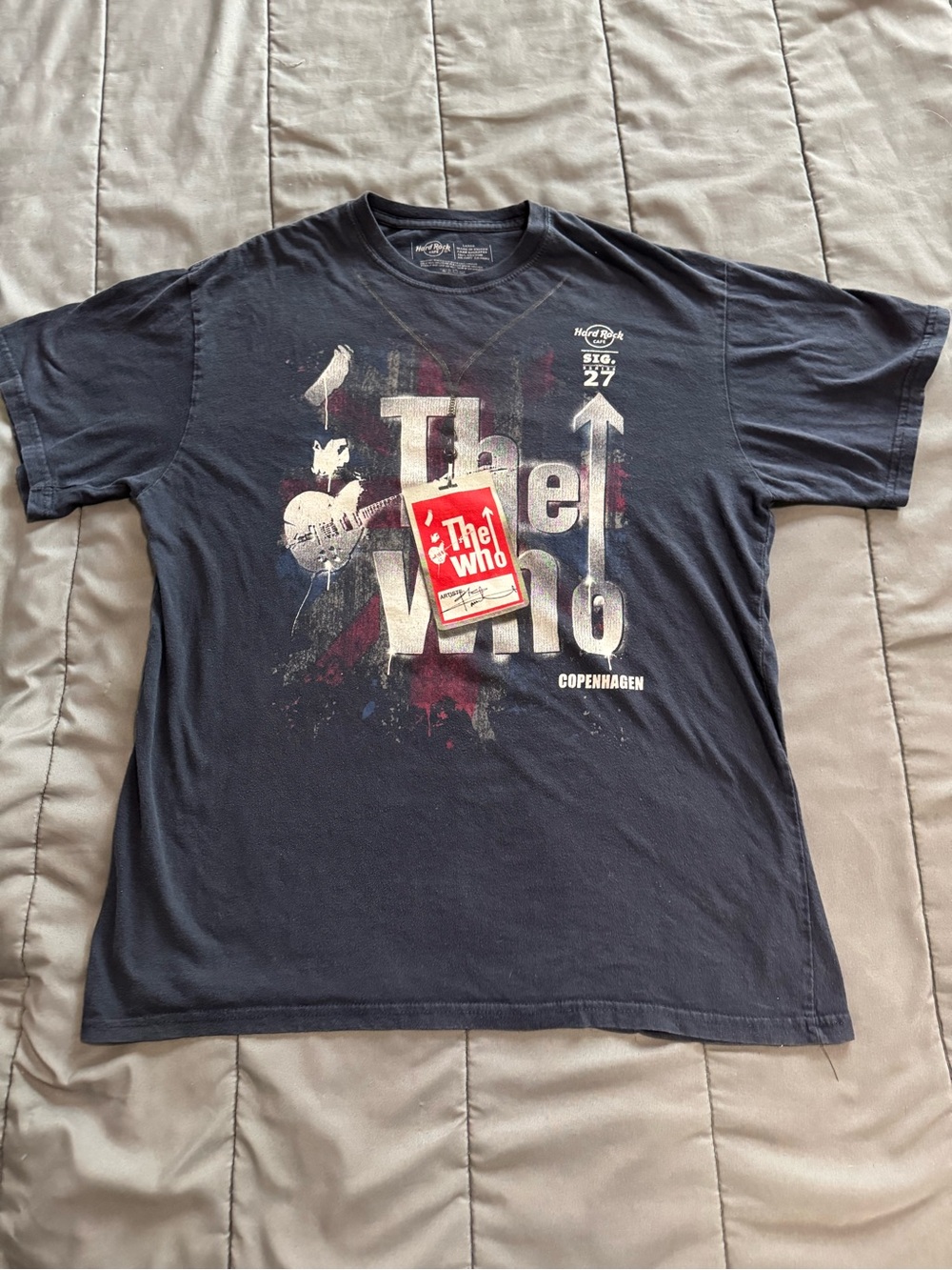 Hard Rock Cafe Copenhagen "The Who" Sig Series Tee L